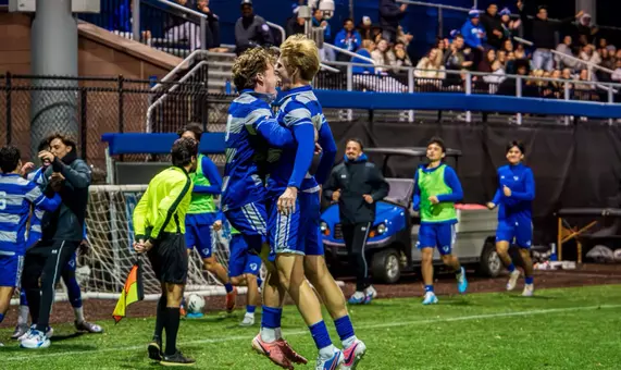 Sivert and Charlie Herley Celebrating Goal