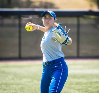 Angelina Benitez throwing