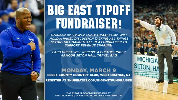 Graphic: 2026 BIG EAST Tipoff Fundraiser March 9 at Essex County Country Club