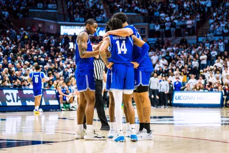MBB Huddle at UConn 2.28.26
