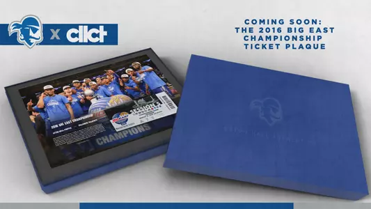 Rendering of the 2016 BIG EAST Championship Ticket Plaque
