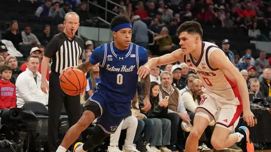 Budd Clark driving vs. St. John's in BIG EAST Semifinals