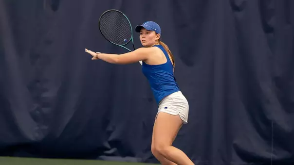 Kira Farrakhova battling against Georgetown