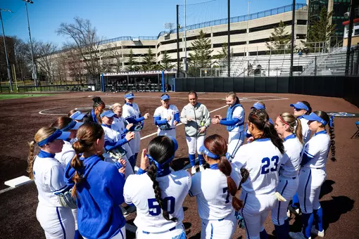 Seton Hall Softball Huddle