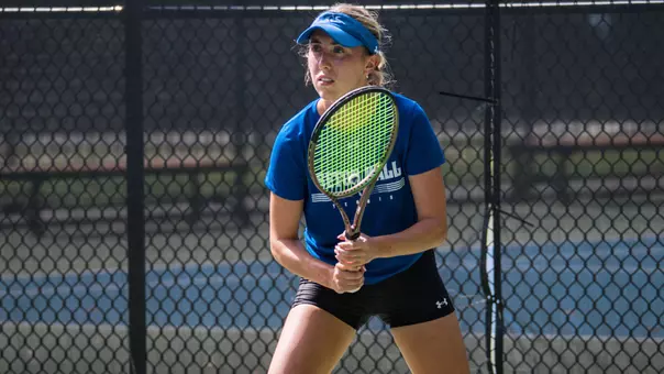 Imogen Brooker During Tennis Practice