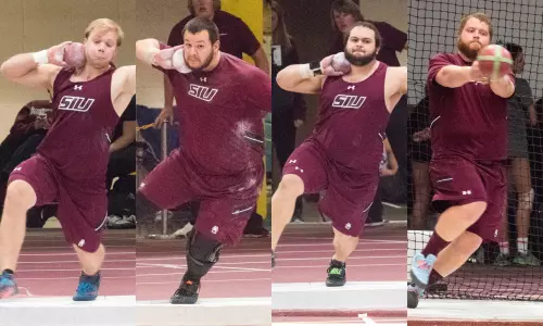 Saluki Shot Putters