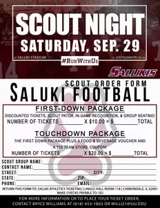 Scout Night Order Form