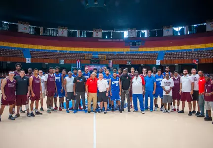 Salukis with Cuban National Team