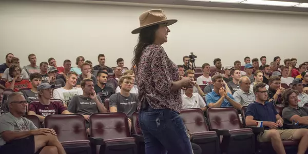 Rachel Baribeau Helps Salukis Change the Narrative