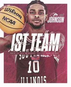 Xavier Johnson First Team All-MVC-2023-24