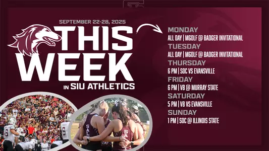 This Week in SIU Athletics Sept. 23