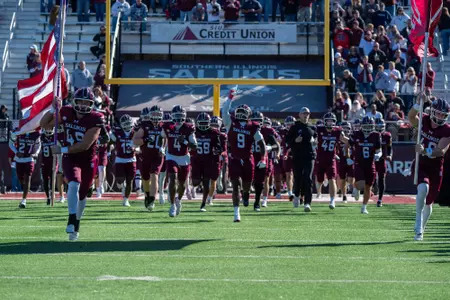Salukis Host Northern Iowa For Blackout Cancer Game Image