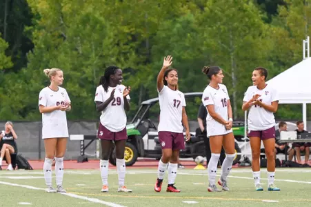 Pre-game greetings with Aylie Haycock, Katrina Young, Kayla Grain, Brooke Gosse and Dior Knorr