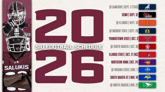 Fall Schedule Graphic 2026 SIU Football