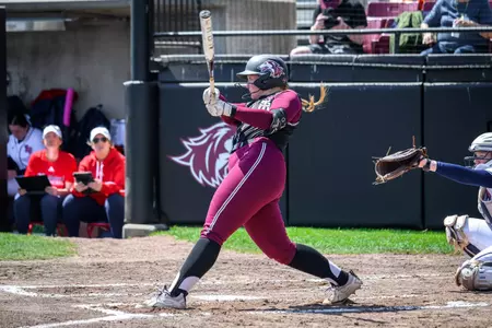 Emily Williams during game three of Southern Illinois' series against Belmont on March 29, 2026.