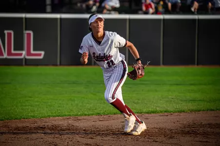 Jordan Stewart during SIU's 4-0 win over Valparaiso on March 6 at Charlotte West Stadium.