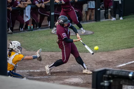 Sydney Potter during SIU's 6-1 loss vs. Murray State in the Missouri Valley Conference tournament semifinals on May 8, 2026.