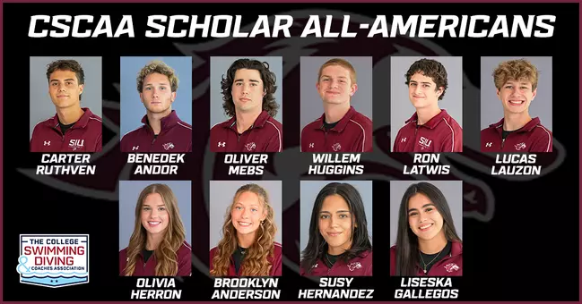 CSCAA Scholar All-Americans