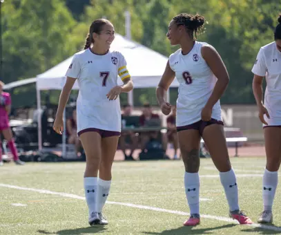 Maya Dixon welcomes Veronica Gonzalez to the team line in starting lineups.