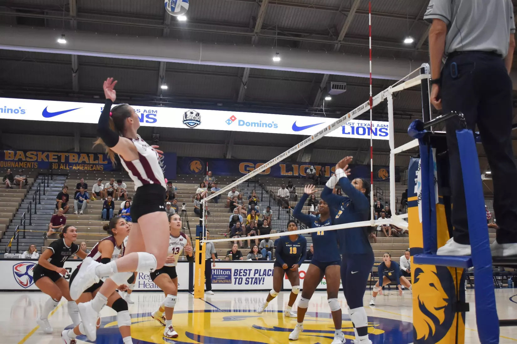 Natalie Vance winds up in preparation for an attack.