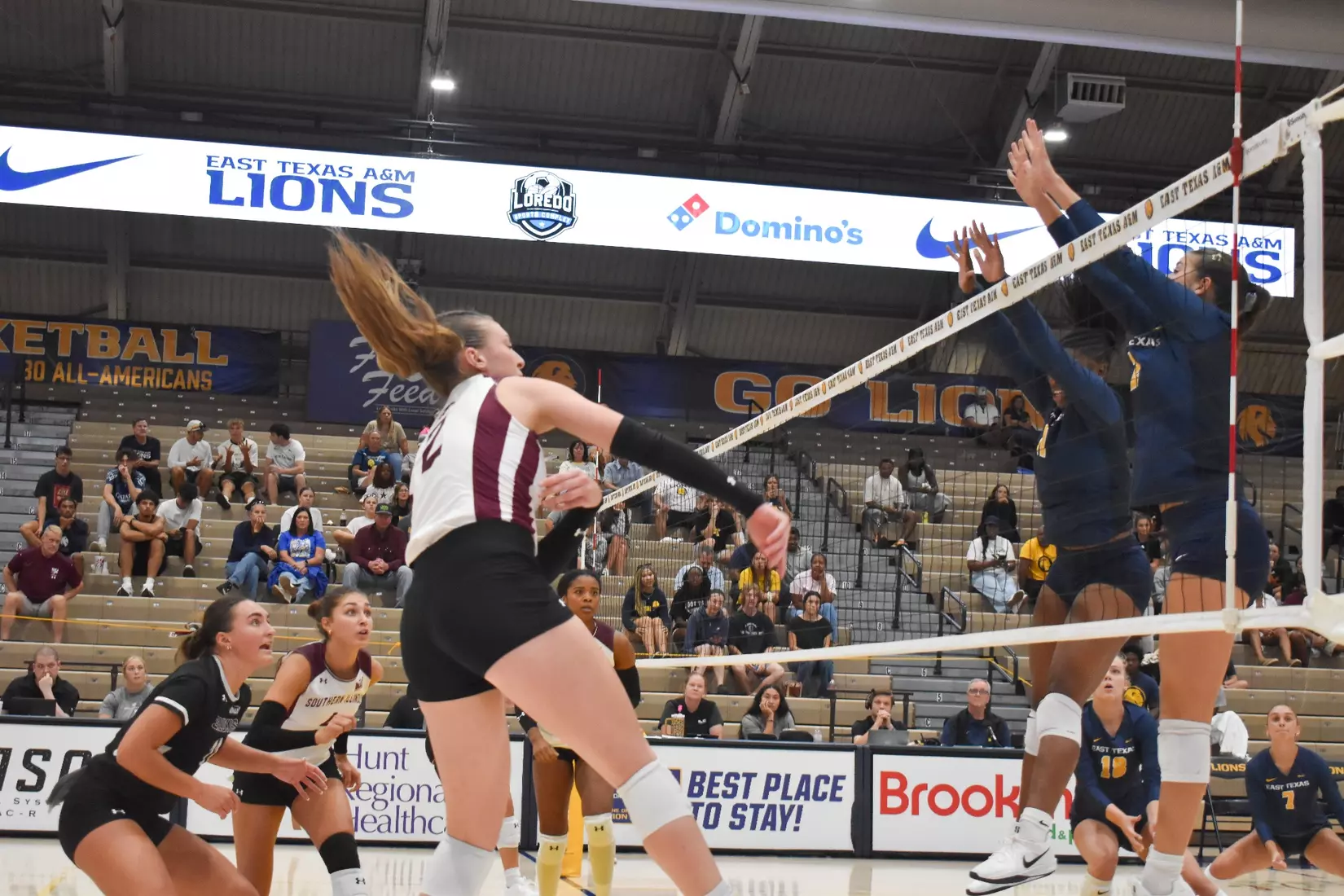 Natalie Vance follows through on an attack.
