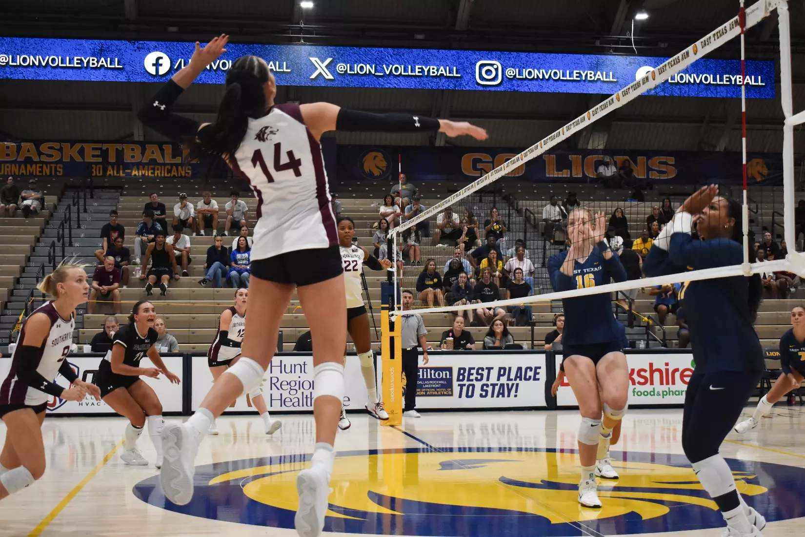 Ella Swansiger swings her arm back for an attack.