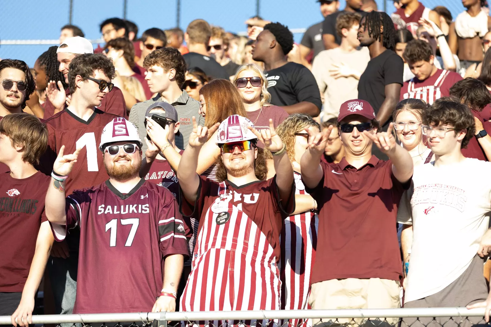 Student section at Saluki Stadium