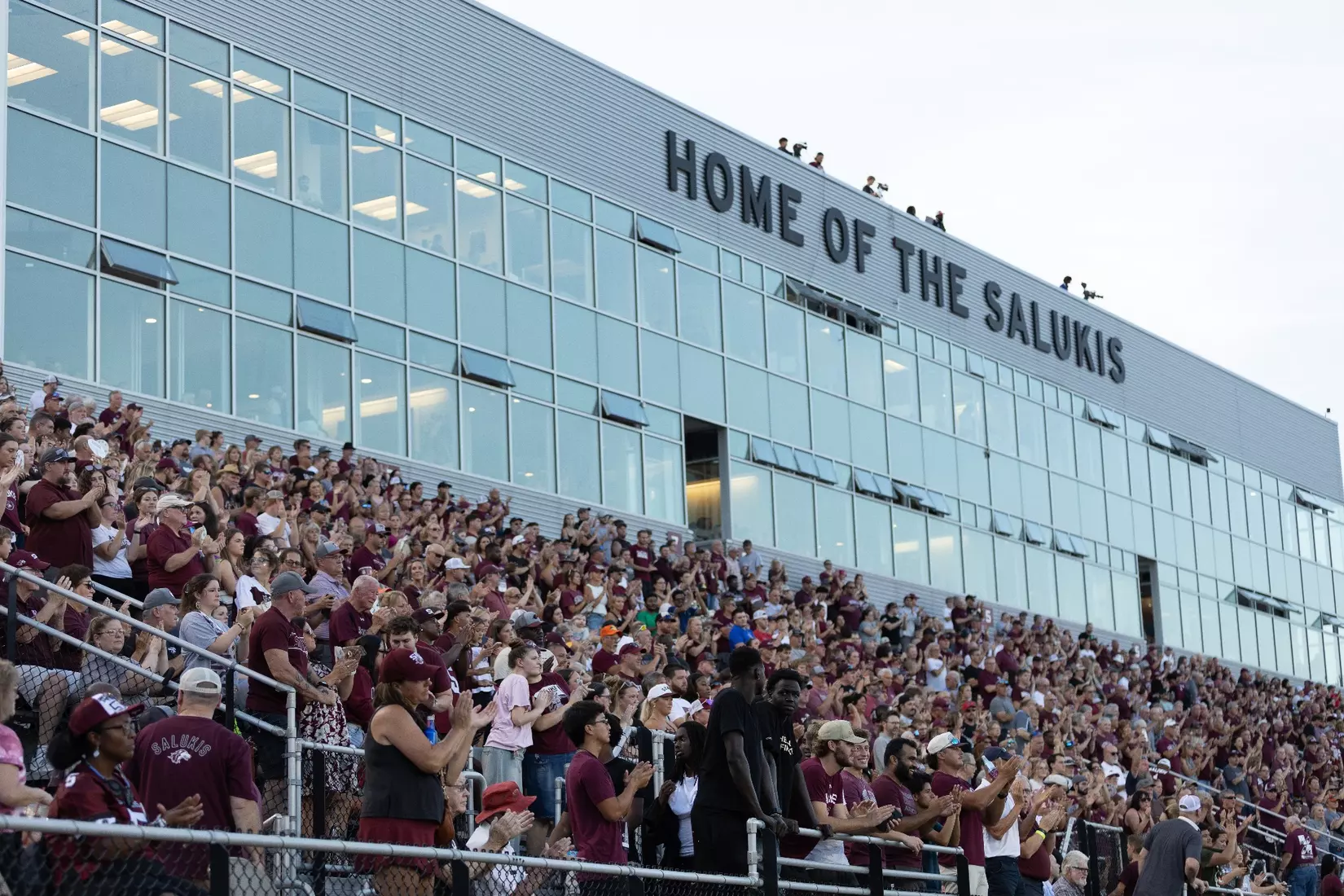 Fans at Saluki Stadium