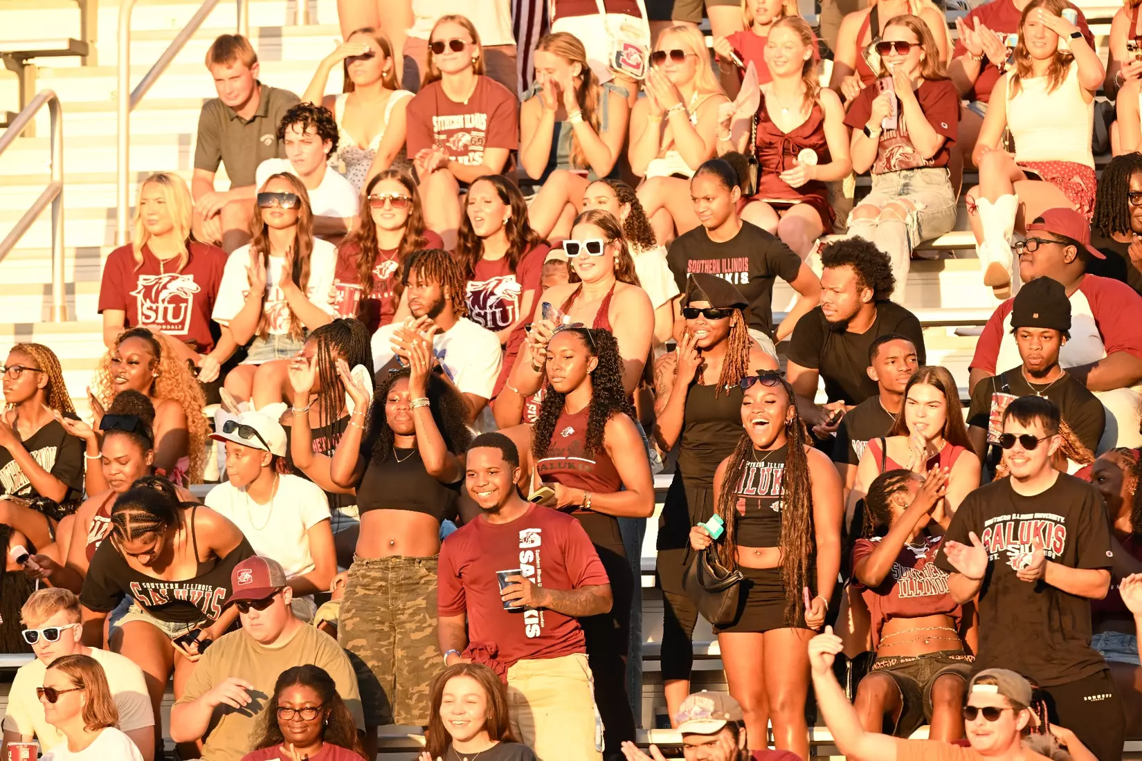 Fans at Saluki Stadium