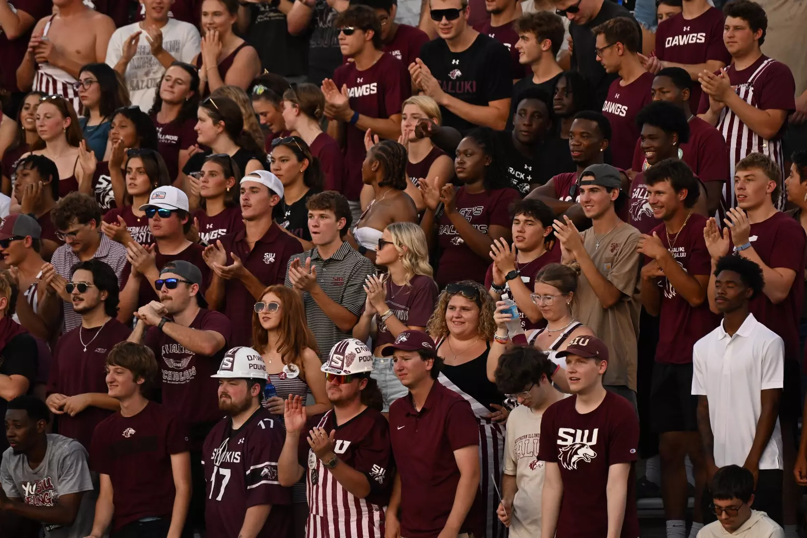 Fans at Saluki Stadium