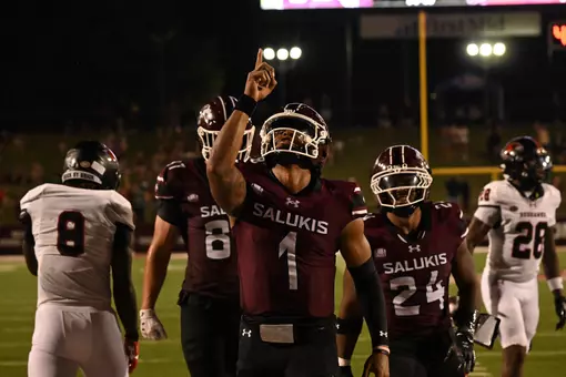 Williams' 4 TDs help Saluki Football Hold Onto Wheel