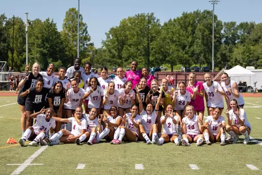 Women's soccer team after victory vs Alabama A&M