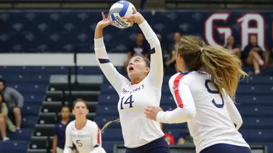 Alexsa "Crash" Parker posted a double-double Saturday with 16 assists and 16 digs.