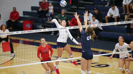 Morgan Hughes led Saint Mary's with a .273 hitting percentage Thursday versus Pepperdine