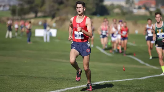 Senior Noah McDermott led Saint Mary's at Friday's NCAA West Regional in his final cross country race as a Gael.
