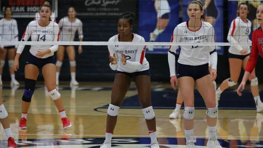 Alex O'Sullivan (12) sets herself up for a block versus Gonzaga on Nov. 18, 2017, at McKeon Pavilion