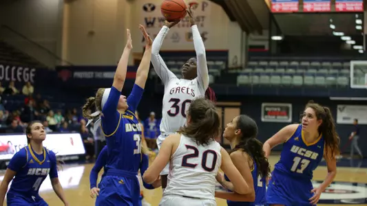 Joy Akaegbu-Cleveland scored a career-best 12 points Thursday while also grabbing six rebounds in a career-high 21 minutes played.