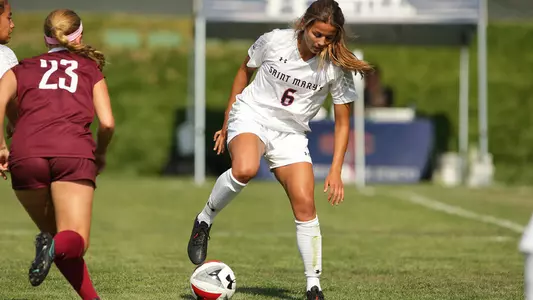 Anyssa Dominguez notcher her first career goal for the Gaels in the 1-0 win at UC Davis