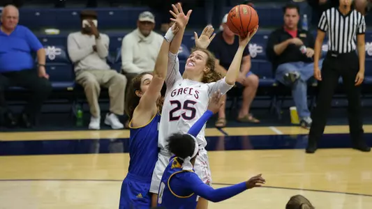 Megan McKay scored a career-high 30 points Thursday to eclipse the 1,000 career points mark.