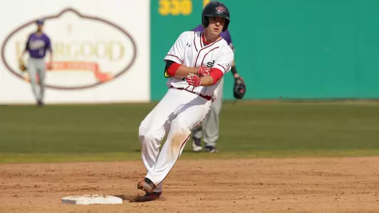 Jackson Thoreson hit his second home run of the season and drove in both of Saint Mary's runs on Sunday.