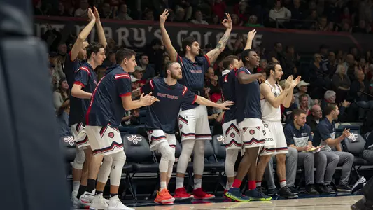 Bench celebrates vs SCU