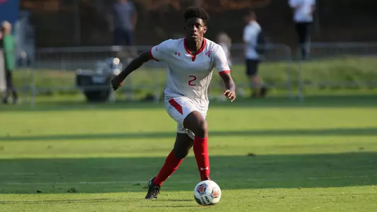 Christian Engmann dribbles upfield