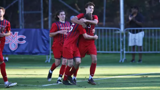 Schacht game-winning celebration on senior day