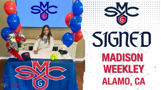 Madison Weekley signing graphic