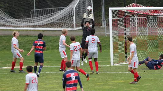 Nicholas Lapinid makes save