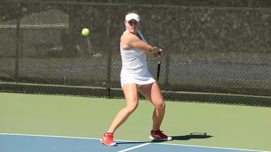 Jocelyn Massey backhand vs UC Davis 2021