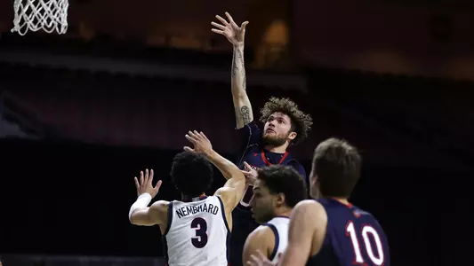 Logan Johnson floater vs Gonzaga in WCC Tournament
