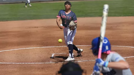 Eileen Perez pitching vs BYU