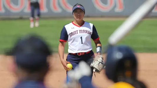 Eileen Perez pitching vs Cal 2021