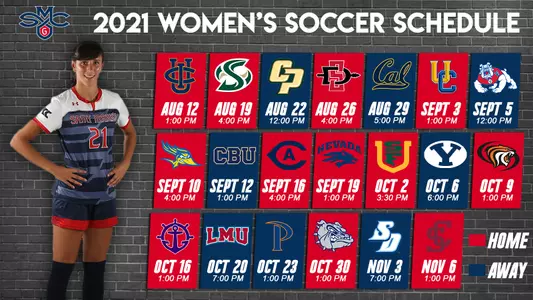2021 WSOC Schedule